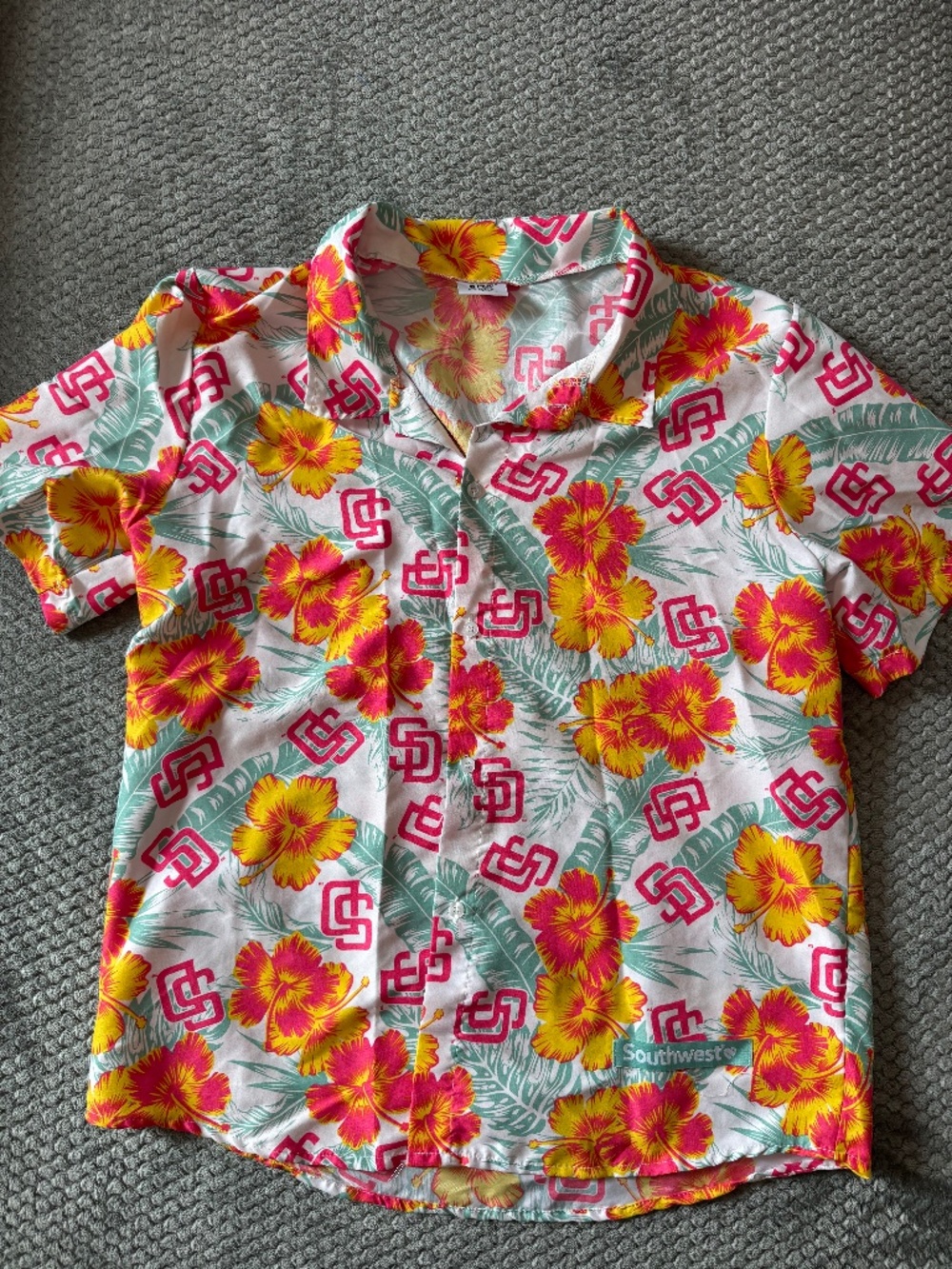 San Diego Padres Hawaiian Shirt Size L